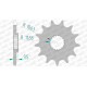 Pignon anti-boue AFAM 15 dents pas 520 type 22406 Suzuki RM-Z 450