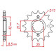 Pignon JT 16 dents pas 520 type 516