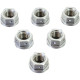 Écrous de couronne alu (x6) Pro-Bolt M10x1,25 Argent