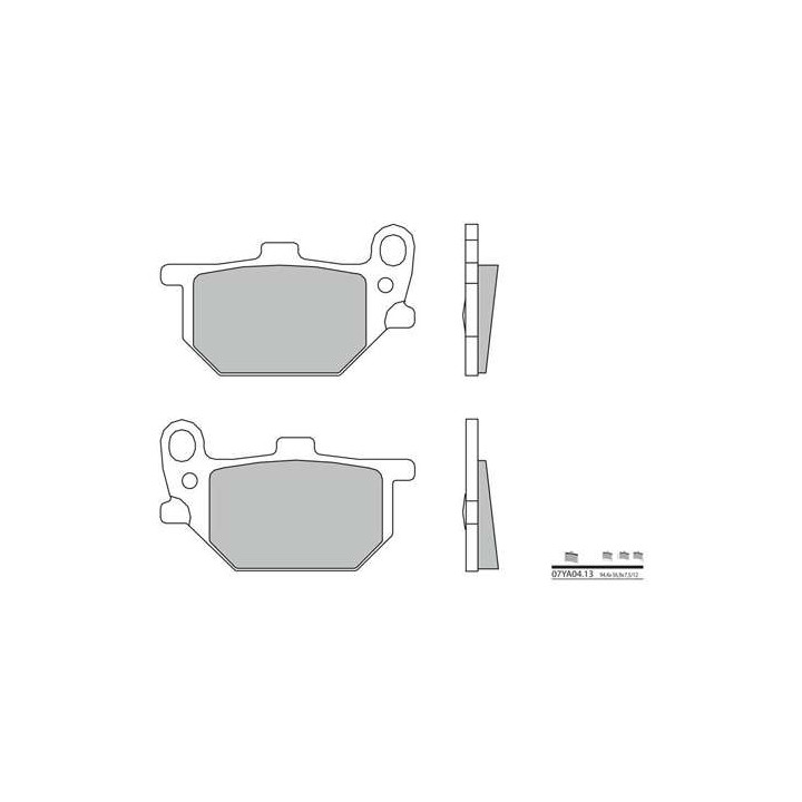 BREMBO organic brake pads 07YA0413