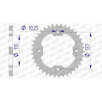 AFAM 38 teeth not 520 type 15412 Suzuki LT-R 450 QuadRacer