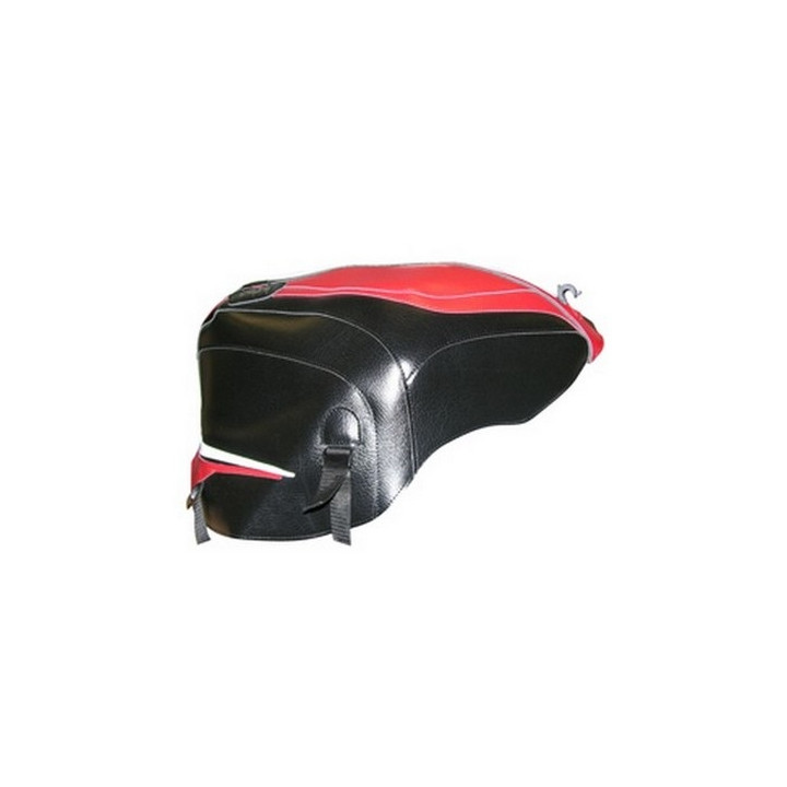 Bagster tank mat white/vermillon/black (1486W) Aprilia 1000 Tuono/Factory