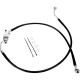 Drag Spec rear brake hose kit Black Harley SPORTSTER XL883/1200 04-13