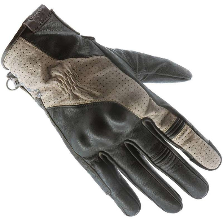 Helstons BROOKS AIR Summer Motorcycle Gloves Brown/Beige