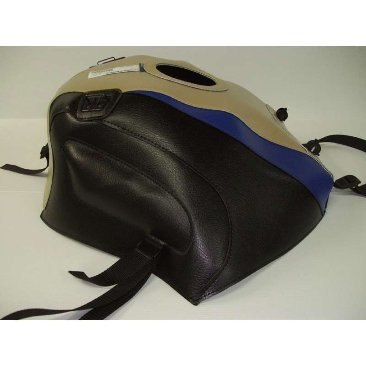 Tapis de réservoir Bagster champagne/noir/bande bleue (1114G) Yamaha FJ1200 Tapis de réservoir Bagster champagne/noir/bande bleue (1114G) Yamaha FJ1200