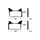 Brake pads metal fried BENDIX MOR342