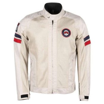 Helstons ELRON Air Silver/Red/Blue summer motorcycle jacket