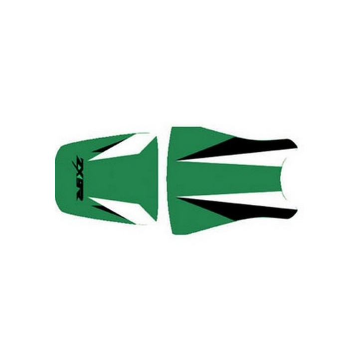 Saddle cover Bagster (2089P) Green/White/Black/Black Letters Kawasaki ZX9 R NINJA/ZX 9 R 03-04