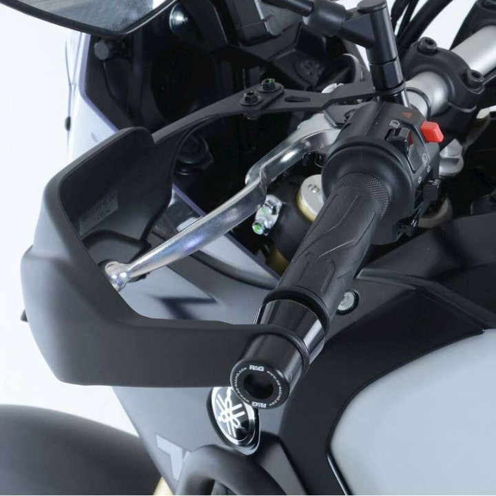 Handlebar ends with original R&amp-G handguards (BE0125BK) Yamaha Tenere 700