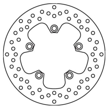 Disque de frein arrière Brembo Série Oro 68B40793