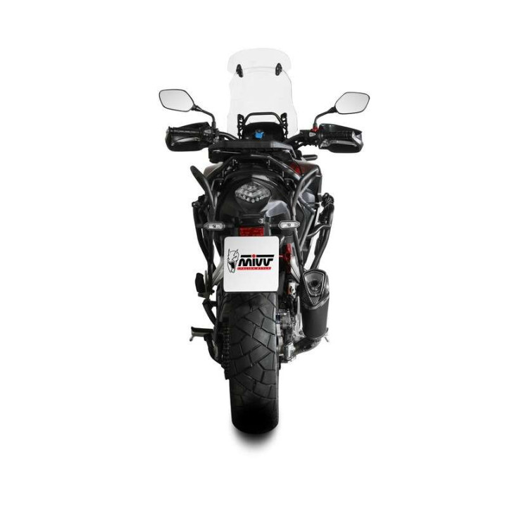 Silencieux homologué Mivv DELTA RACE Inox noir (H.084.LDRB) Honda CB500X
