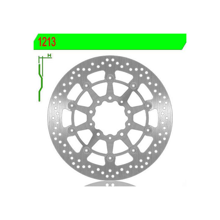 Front brake disc NG 1213 Z800 GTR/ZZZR1400