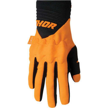 Gants moto cross Thor REBOUND FLO ORANGE/BLACK