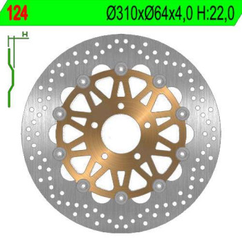 Disque de frein avant NG Suzuki GSX-R 750 89-95 1100 89-00
