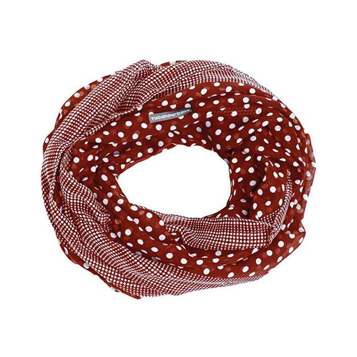 Tour de cou Tucano Urbano LAGOTTO Pois Biking Rouge