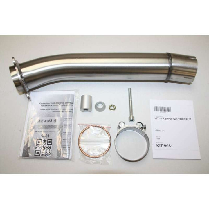 Silencieux homologué Ixil SOVE inox (OY9081VSE) Yamaha FZR1000