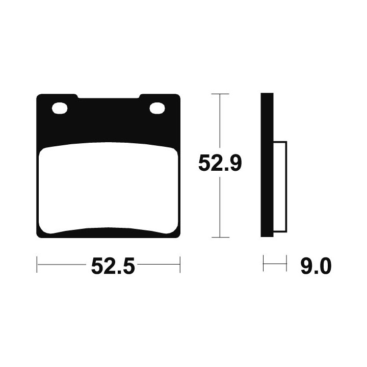 Tecnium MR56 sintered metal motorcycle brake pads