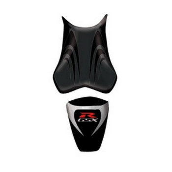 Housse de selle Bagster (2209A) Noir/Noir Mat/Lettres Rouges et Grises Suzuki GSX1000R 09-11