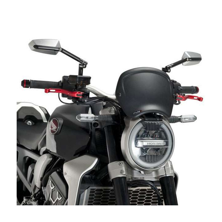 Plaque frontale Puig Noir mat (9768J) Honda CB650R/CB1000R NEO SPORTS CAFE Plaque frontale Puig Noir mat (9768J) Honda CB650R/CB1000R NEO SPORTS CAFE