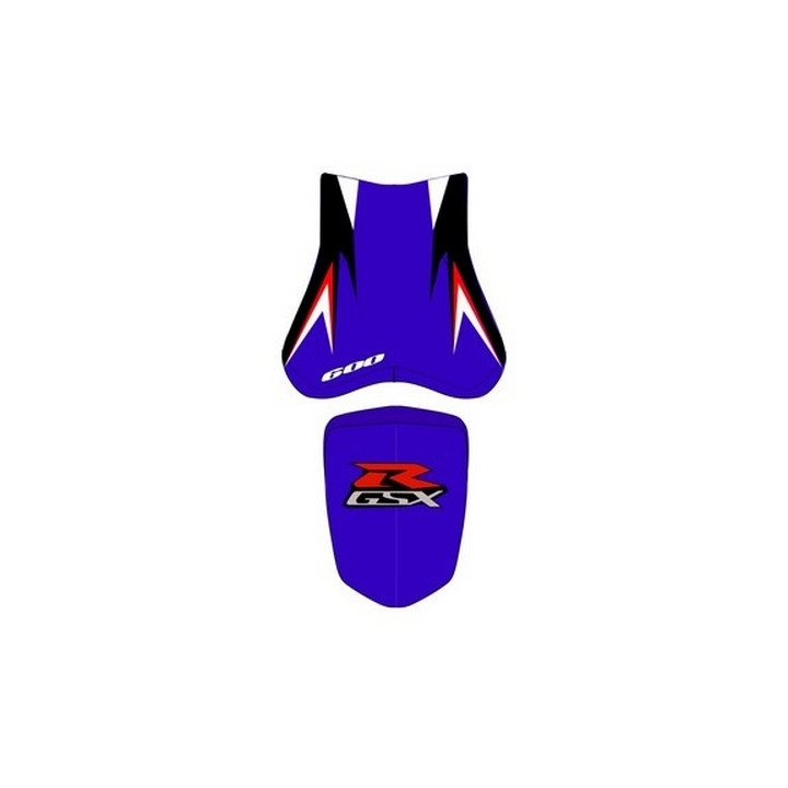 Housse de selle Bagster (2201D) Bleu/Blanc/Rouge Suzuki GSX600R 08