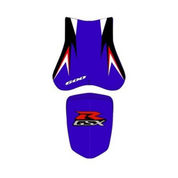 Housse de selle Bagster (2201D) Bleu/Blanc/Rouge Suzuki GSX600R 08 Housse de selle Bagster (2201D) Bleu/Blanc/Rouge Suzuki GSX600R 08