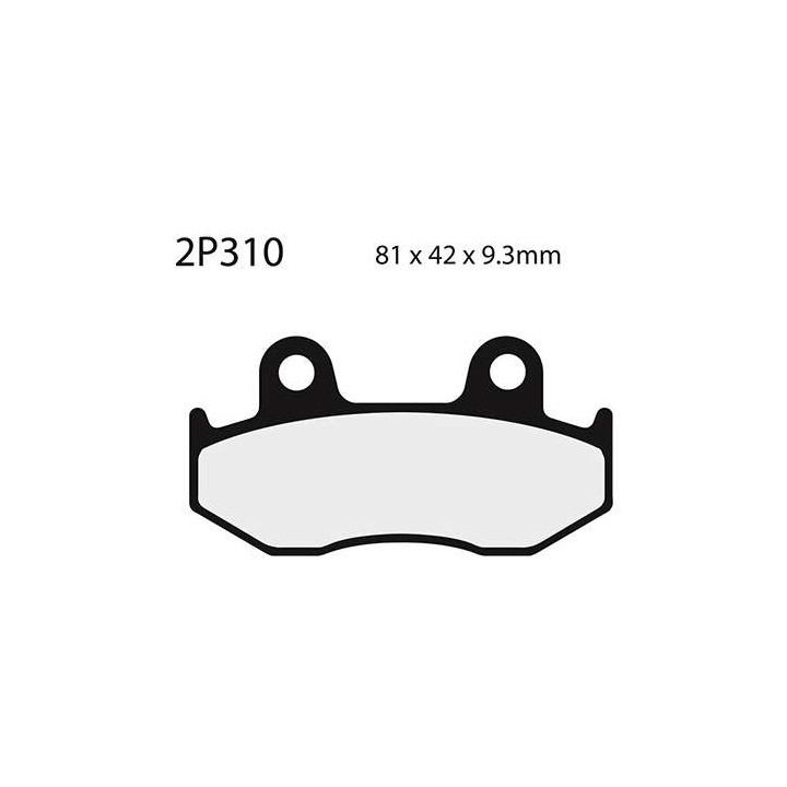 Semi-metal brake pads Nissin 2P-310NS