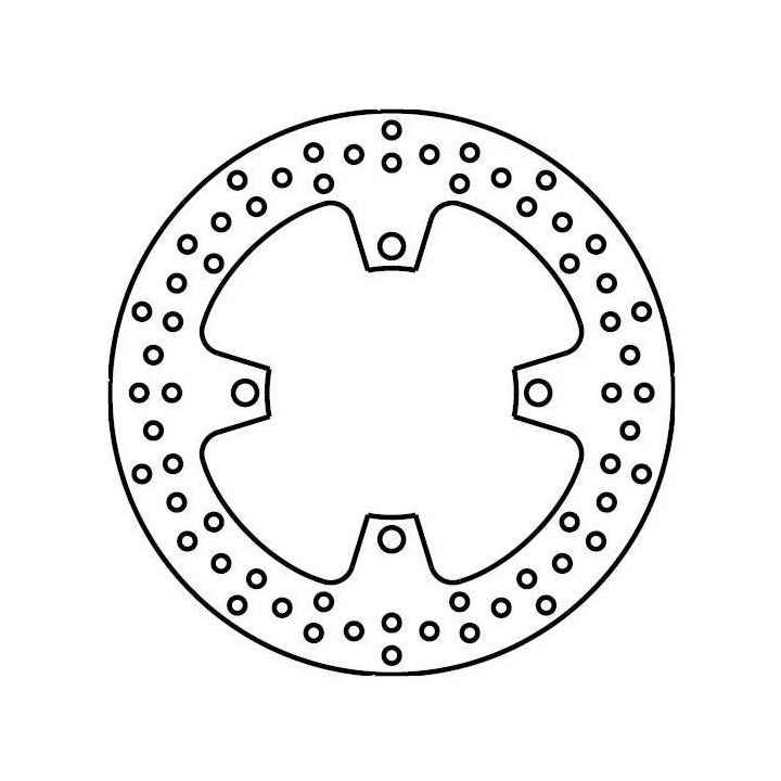 Rear brake disc Brembo Oro Series 68B407A3 Kawasaki Z750 / Z1000, GTR/ZZR 1400