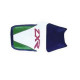 Saddle cover Bagster (2027A) White/Bleu/Vert/Letters Fuchsia Kawasaki ZXR750/750 R 93-94 Saddle cover Bagster (2027A) White/Bleu/Vert/Letters Fuchsia Kawasaki ZXR750/750 R 93-94