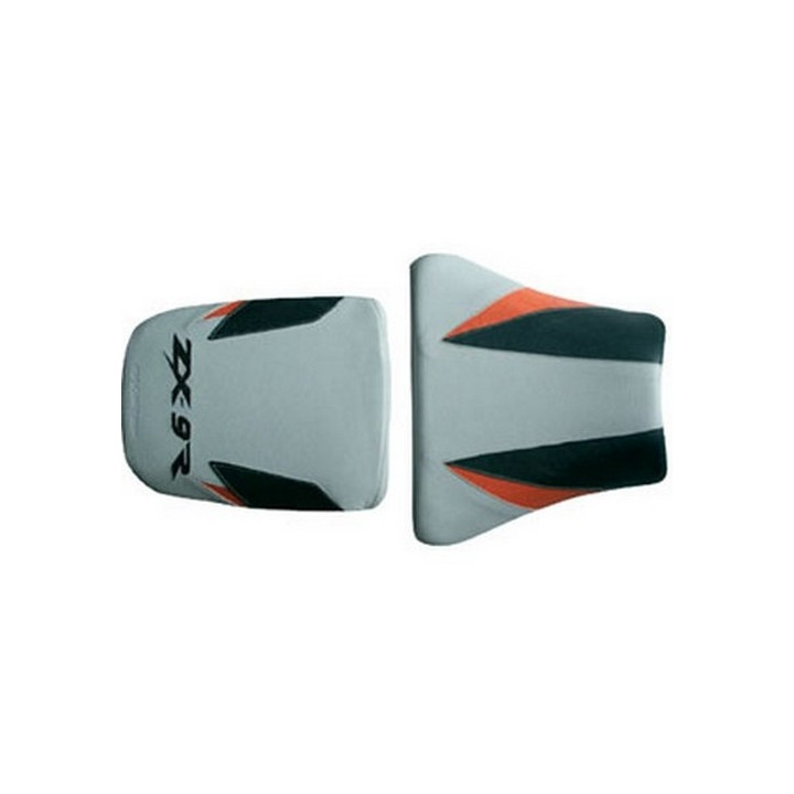 Housse de selle Bagster (2089Q) Gris Clair/Noir/Orange/Lettres Noires Kawasaki ZX9 R NINJA/ZX 9 R 03-04 Housse de selle Bagster (2089Q) Gris Clair/Noir/Orange/Lettres Noires Kawasaki ZX9 R NINJA/ZX 9 R 03-04