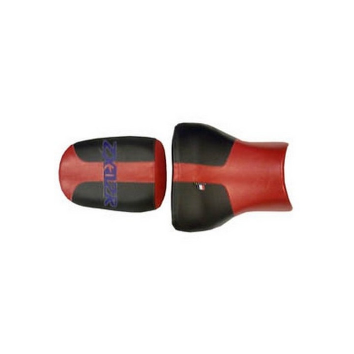 Housse de selle Bagster (2113B) Rouge/Noir/Lettres Violettes Kawasaki ZX12 R 00-02 Housse de selle Bagster (2113B) Rouge/Noir/Lettres Violettes Kawasaki ZX12 R 00-02