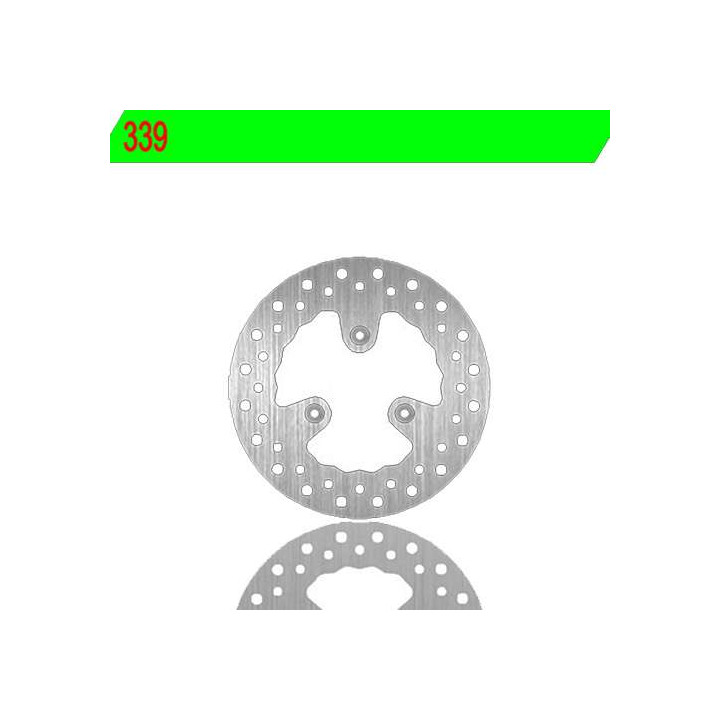 Disque de frein avant gauche NG 339 FIREFOX 50 F15 TDS 00-03