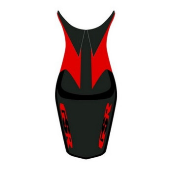Housse de selle Bagster (2176L) Noir/Noir Mat/Rouge Suzuki GSR600 08-09 Housse de selle Bagster (2176L) Noir/Noir Mat/Rouge Suzuki GSR600 08-09