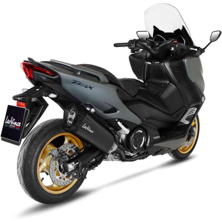 Ligne complète homologuée LeoVince LV-12 Full Black Edition (15305FBK) Yamaha T-Max