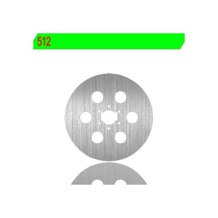 Rear brake disc NG 512 BRUNE TRICICLO