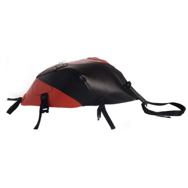Tapis de réservoir Bagster noir mat/vermillon nacre/noir (1649G) Kawasaki Z800