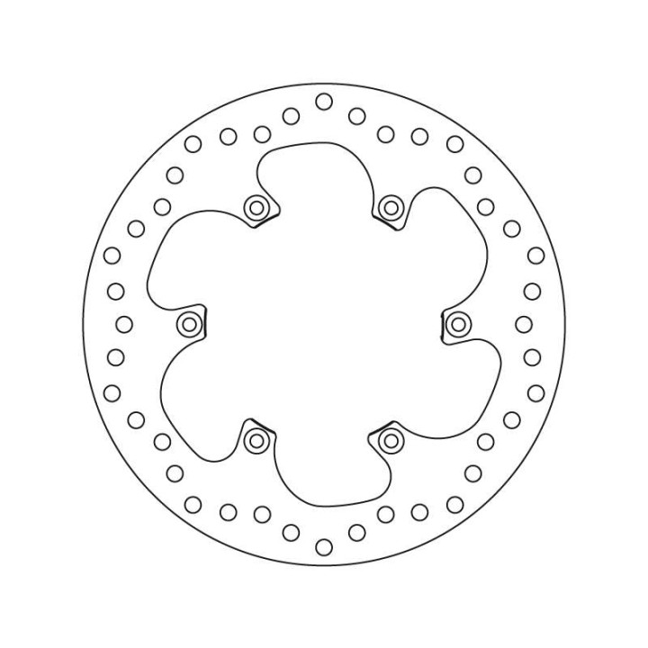 Disque de frein arrière Brembo Série Oro 68B40784 Suzuki RM125/250, DRZ SM 400 05-09