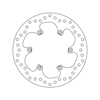 Disque de frein arrière Brembo Série Oro 68B40784 Suzuki RM125/250, DRZ SM 400 05-09
