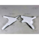 Protections cadre UFO blanches CR125/250R 92-97