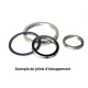 Harvester joint Centauro 23x30x1.5 APRILIA MOJITO 125 '03-09 PEUGEOT LOOxOR