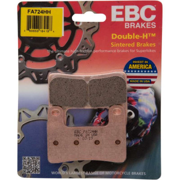 Plaquettes de frein sinter sinter EBC FA724HH Plaquettes de frein sinter sinter EBC FA724HH