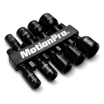 Jeu de 9 douilles magnétiques 6 pans Motion Pro (08-0590) Jeu de 9 douilles magnétiques 6 pans Motion Pro (08-0590)