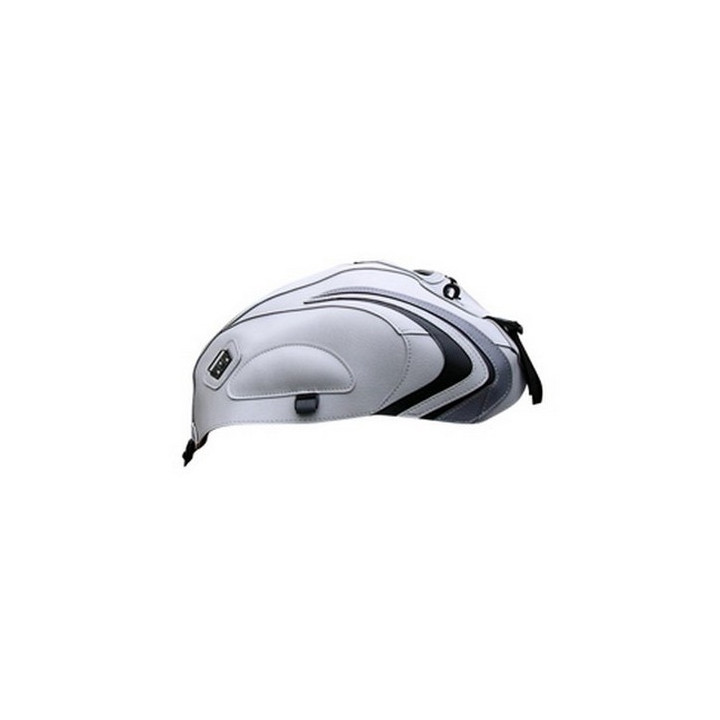 Bagster light grey/black steel and light grey tank mat (1518G) Yamaha YBR 125