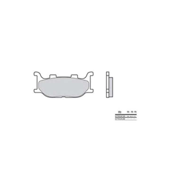 Plaquettes de frein sinter BREMBO 07YA34LA