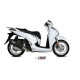 Ligne complète Mivv SPEED EDGE Inox noir (H.063.LRB) Honda SH300