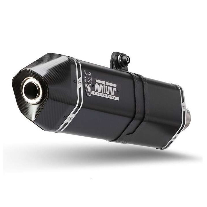 Ligne complète Mivv SPEED EDGE Inox noir (H.063.LRB) Honda SH300