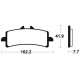 Brake pads racing Tecnium MTR341