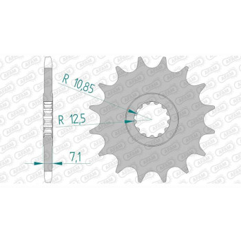 AFAM 14 teeth not 520 type 21601 Kawasaki KFX 450 R AFAM 14 teeth not 520 type 21601 Kawasaki KFX 450 R