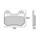 Brake plates organic motorcycle Brembo 07BB2507