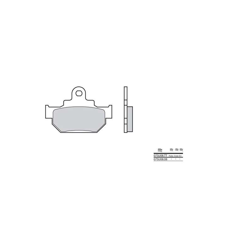 BREMBO organic brake pads 07SU0808