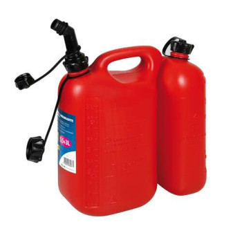 Plastic jerrican double 5,5 + 3 litres